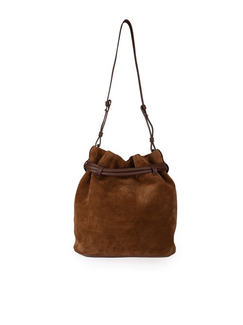 Borsa secchiello Dori Peach in pelle scamosciata ORCIANI | B02192 PEASEL